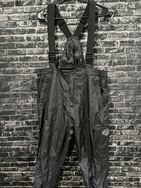 Harley-Davidson Black Utility Bib Pants with Patch